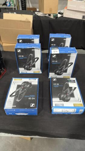 Six &ndash; SENNHEISER HD25 professional monitoring headphones