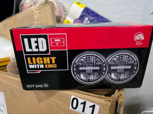 Garbage can, quilt, beverage dispenser, pillow insert, LED light with EMC, toilet paper, watering valve, Candace art, & More