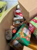 Big box store in a box: Folgers, apple cider vinegar, honey, chicken breast, Nesquick, seasonings, raisins, quest nutrition, olive oil, emergency for protein, Quaker oats, Similac, quest cookies, olive oil spray, & More - 6
