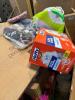 Big box store in a box: Downey, hefty bags, T-shirt bags, tide, plates, Downey Call,, pullback racers, clothing, dog food, cascade, Ziploc bags, perfume, & More - 2