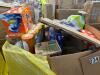 Big box store in a box: Downey, hefty bags, T-shirt bags, tide, plates, Downey Call,, pullback racers, clothing, dog food, cascade, Ziploc bags, perfume, & More - 8