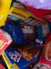 Big box for the box, Nutella, pirate booty, GIF, skinny pop, pretty pebbles, dried strawberries, pop tarts, honey buns, peanuts, graham cracker ego - 7