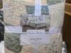 Quilt, bedding, books, small plushy dogs, emergency book, sheer knit ponchos, sheets, & More