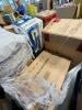, Chamberlain garage door opener, Michelin man ceramic mugs, swimming pool, rolled material, chair, & More - 7