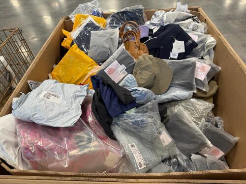 Clothing: Magellan outdoors, cats, Amazon style clothing, JW Andersen, Fabletics, land in, handbag, Uniqlo, under Armour, Kurt Geiger, much more