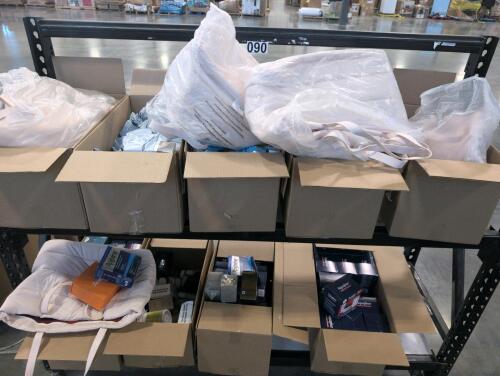 Health and beauty: Aquaphor, Rogaine, liquid life, snail MUCIM moisturizer, proper bags with goodies AZZARO,rare beauty and more