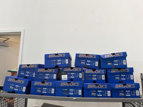 13 pairs of Brooks shoes
