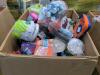 Big box store in the box, tide made good, cups, protein, coffee mate, glass cling wrap, cutlery, batteries, batteries, Tylenol cold, Febreze, & More
