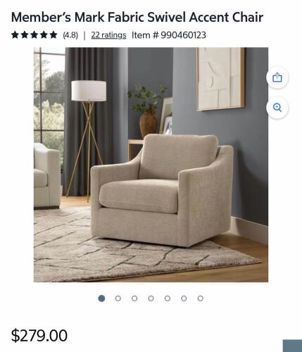 multiple swivel accent chairs