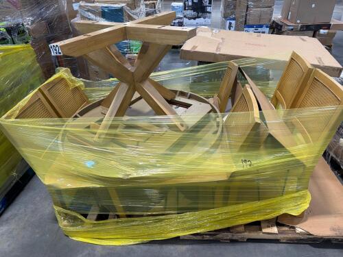 Dining set out of box Customer return