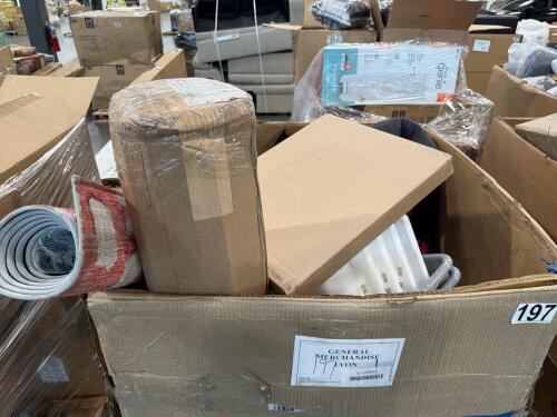 Storage totes, rug, tarp, bedding, notebooks, wire, rug, scoopers, & More