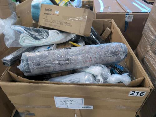 Honeywell fan, rug, fence, netting, toilet paper, nlight, deck tiles and more