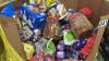 Big box store in a box: popcorn, pop tarts, pretzels, splendid, natures Valley bars, peas, dried fruit, soldiers coffee, Caesar salad, tomatoes, and much more - 2