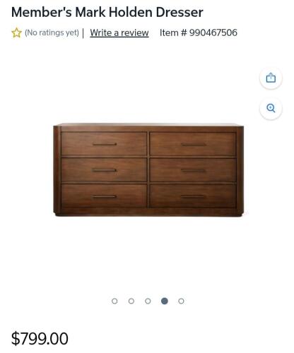member's Mark Holden collection dresser