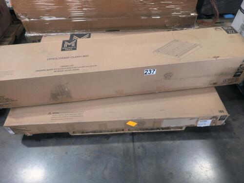 upholstered Queen bed