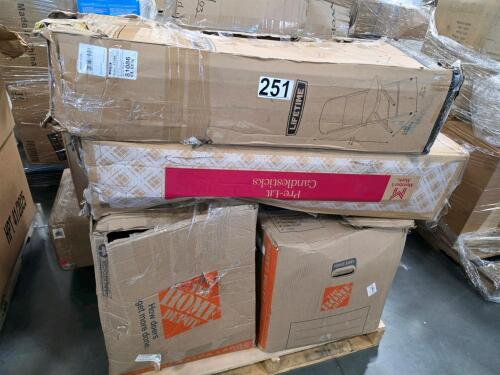 lifetime chairs, used inflatables, tote, welspun pillows, woven canopy swing