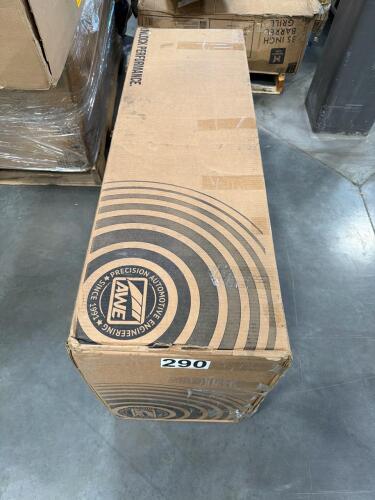 Awe track addition exhaust for VA/GVWRX/STI, sedan, Dimond black quad tips