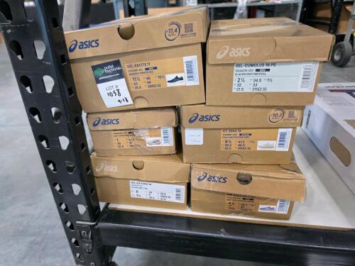 6 pair ASICS shoes